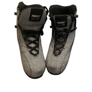 Roces Women's Brits Lace-Up Figure Skates Size 10 Black Ice Skating